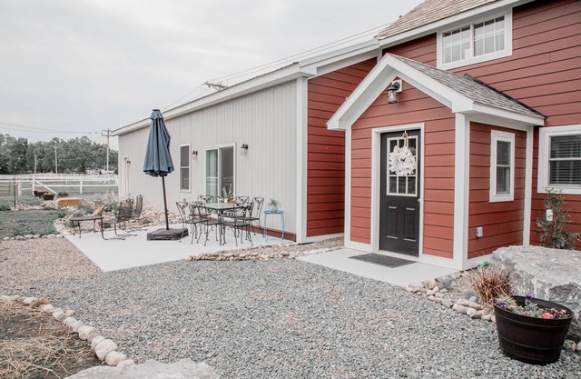 Restored horse stable transformed into modern designed retreat!