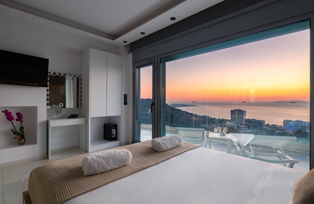 Rhodes Skyline Suite with out Door Jacuzzi Sea View A2