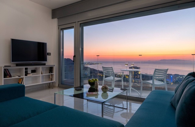Rhodes Skyline Suite with In Door Jacuzzi Sea View