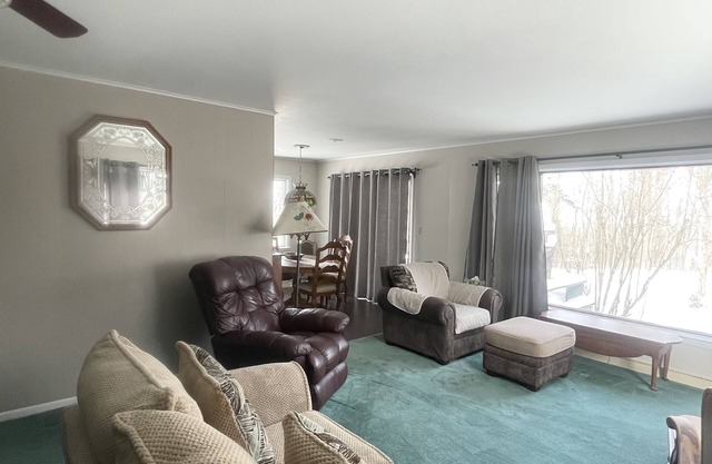 River views near snowy trails. nRecently updated with new paint and flooring.