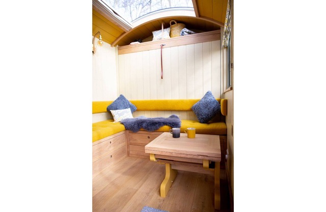 Romantic Cosy Hygge Shepherd Hut Hideaway set in our Orchard
