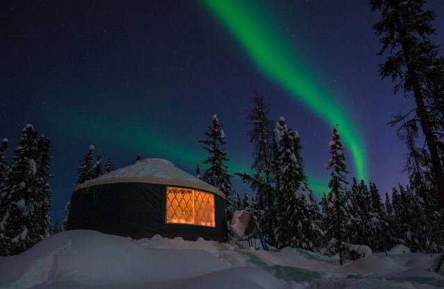 Romantic Getaway at the Goldstream Yurt