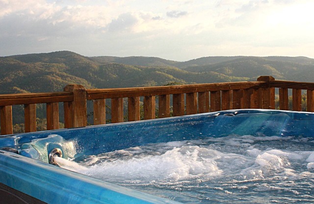 Romantic Log Cabin,180* Views,WiFi,HotTub