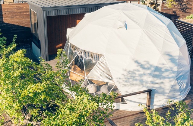 Room dome tent with hot spring 1 night and 2 /Yufu Ōita