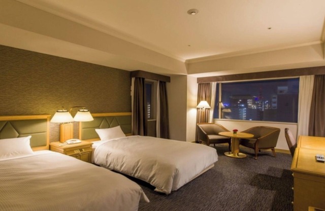 Room without meals plan Corner view deluxe twin/Chiba Chiba