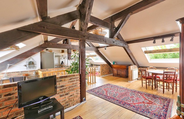 Rustic Bohemian Duplex in Meudon