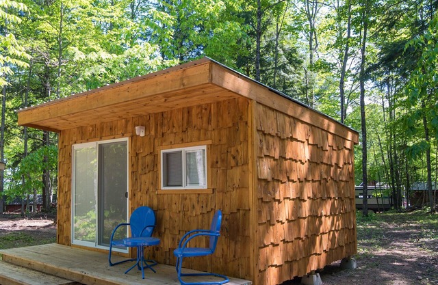 Rustic bungalow located in a campground