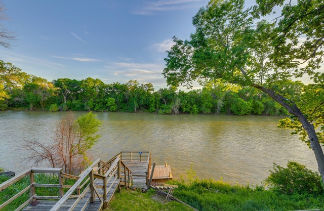 Rustic River Cabin w/Dock + Covered Deck!