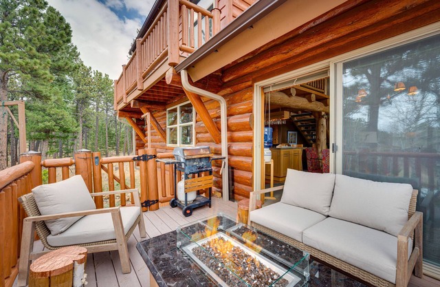 Rustic Ward Retreat w/Deck + Mountain Views!