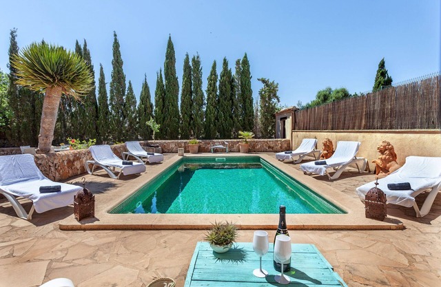 Sa Bassa charming country holiday house with pool close to the village Es Llombards