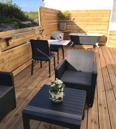 Sangatte Guest House - Studio Terrace - Seafront