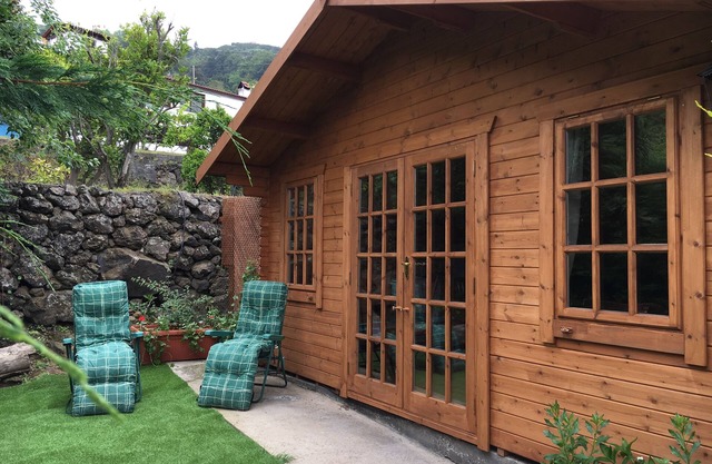 Scandinavian Log Cabin situated in private gardens