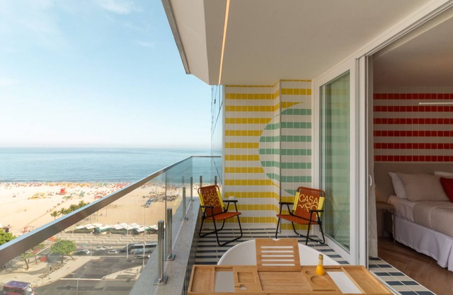 Sea View and Balcony with Bathtub | Q23