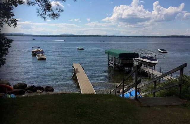 Sebago Lake Home with Mountain & Lake Views