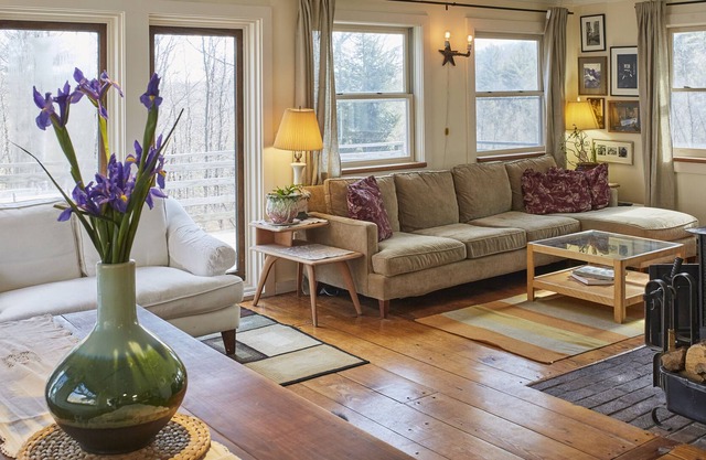 Secluded Berkshire Getaway Home 7 acres with Lake Access Otis
