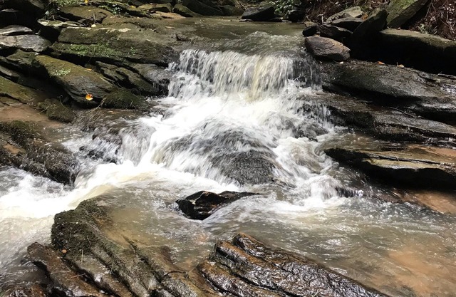 September Discount! River & creek, waterfall, hot tub, fire pit, dogs OK