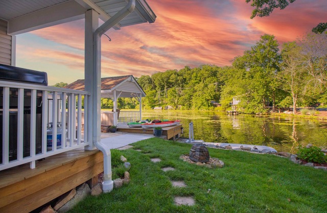 Serene home on the water with beautiful lake views