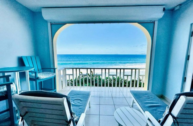 Serenity at the C overlooks the Crystal Blue Water of the Caribbean Sea