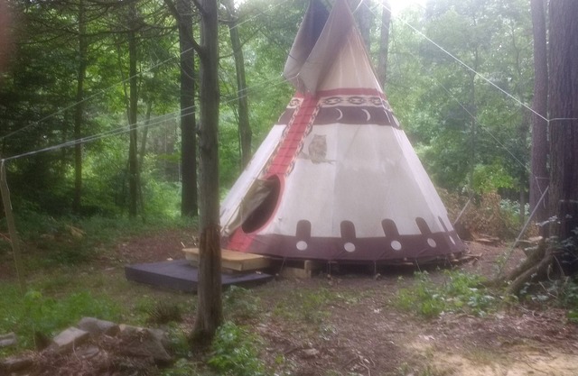 Sioux Tipi on Chloe's Lake
