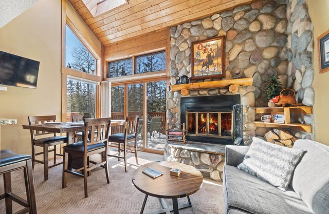 Ski in/out at Lutsen Mountains. Family-sized base camp, on the trails in Lutsen!
