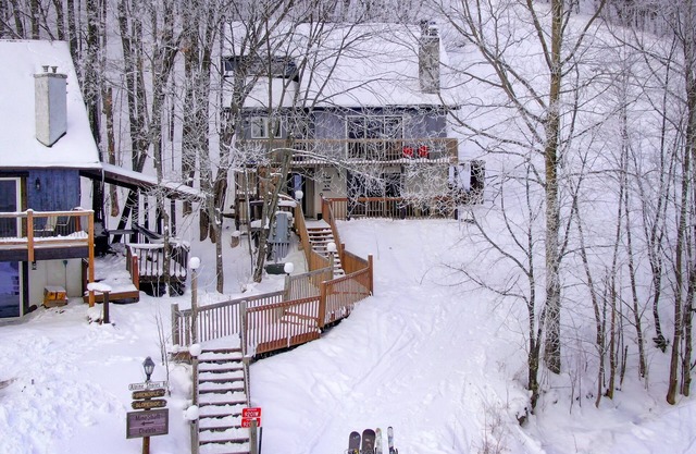 Ski-in ski-out 1 Bdrm Chalet w sauna on slopes & lake - sleeps 2
