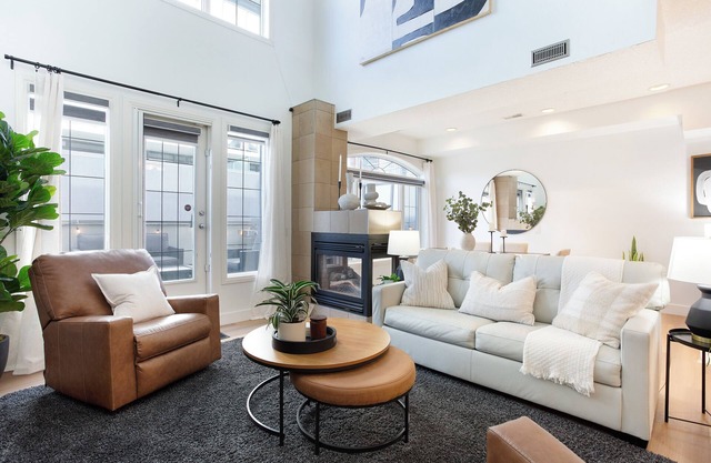 Skyline Loft | 2BR, 2BA with 2 Balconies + BBQ | Sleeps 8 | Tower Views & Fire