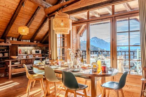 Slow Chalet de l'Ourse - Charming old chalet stunning view sauna pets ok