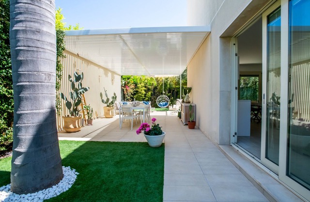 Small villa with large garden