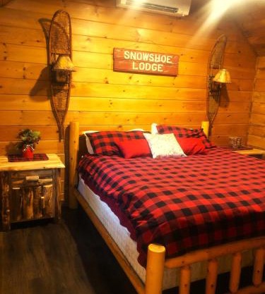Snowshoe Cabin Retreat - Steps from Lake Clear & Rail Trail
