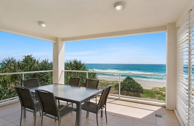 Solaya Unit 6- Right on Tugun beach just a stones throw from the waters edge with Wi-Fi Included.