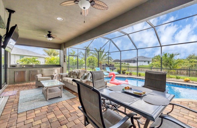 South Gulf Cove 3 Bedroom Canal Pool Home