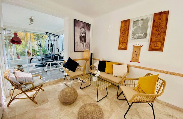 Spacious House with Fitness Area & Garden Near Nantes and Lake Grand Lieu