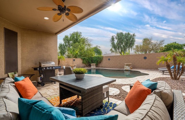 Spacious 4-Bedroom Home with Private Pool & BBQ