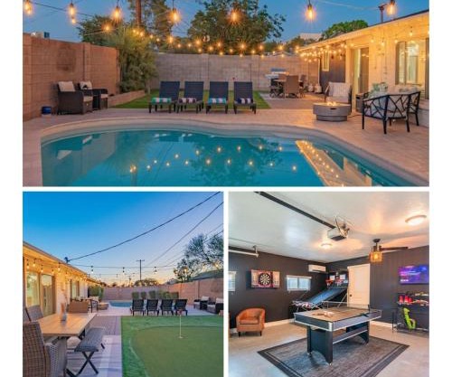 Spacious 4BD with Pool and Putting Green Near Old Town Scottsdale