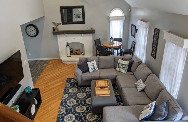 *Spacious and charming vacation home four houses from our deeded beach*