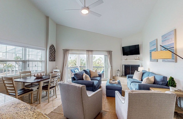 Spacious and family friendly with pool, dock, and just steps to the beaches