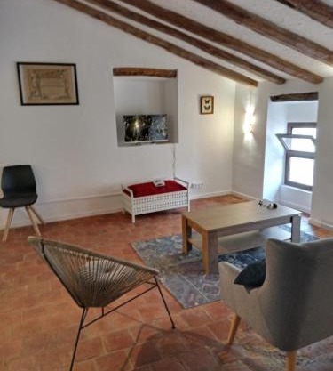 Spacious attic apartment