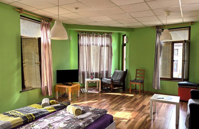 Spacious big-bed studio in Kapana