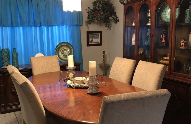 Spacious, clean, comfortable home that's relaxing with a warm feeling.