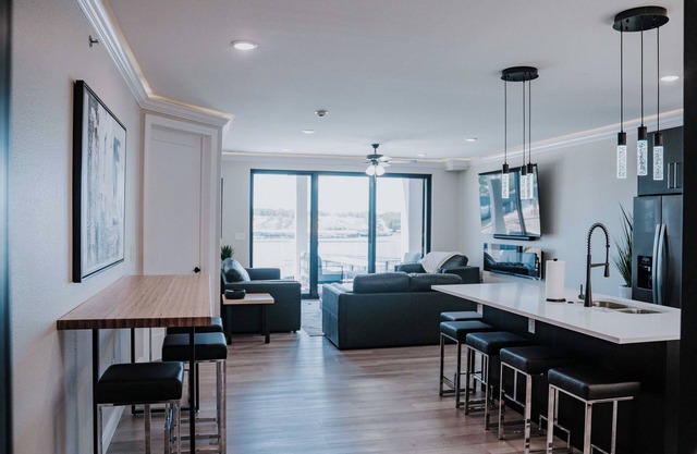 Spacious Custom Topsider Lakefront Condo with two swimming pools