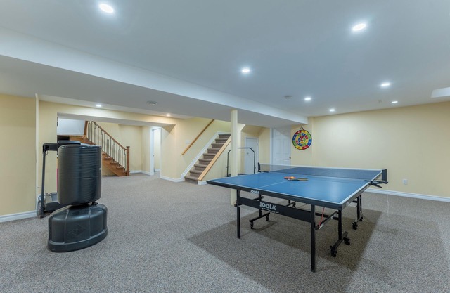 Spacious | Ping Pong | Exercise Tools | EV Charger