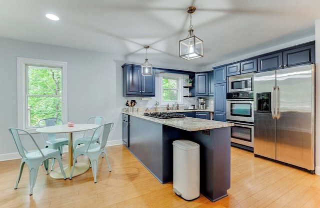 Spacious Retreat: 3BR, Smart TVs, Deck w/Fire Pit & Grill, Near Attractions!