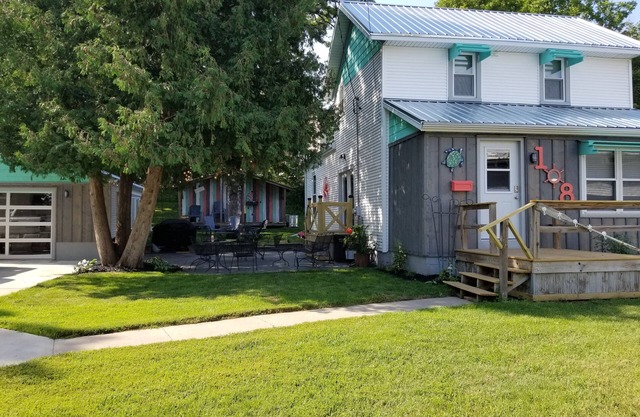 Spacious yet cozy, newly remodeled home steps away from the Surf Ballroom.