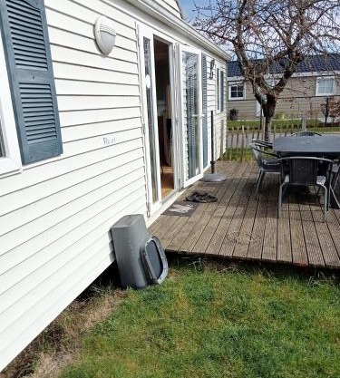 Luxueuze Stacaravan Bredene Eigen Terras Tuintje 