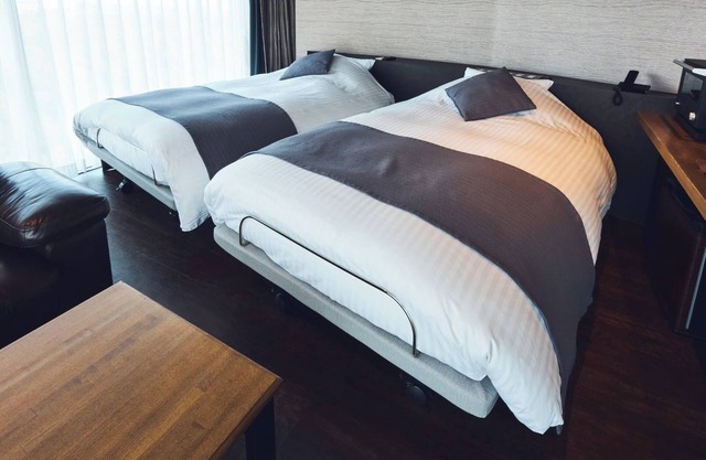 Standard 1 night without meals Westernstyle twin room on upper floors 7th and 8th floors/Oita Ōita