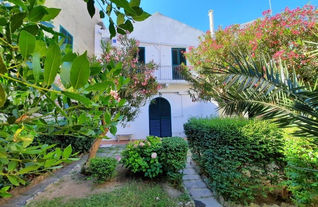 Stately residence in the center, with garden