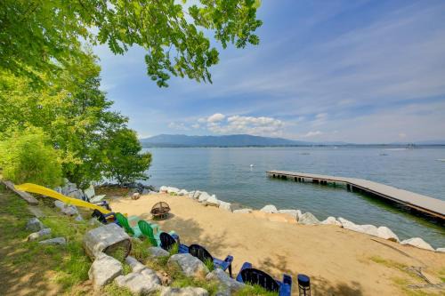Steps to Lakefront Home Near Schweitzer Mtn!