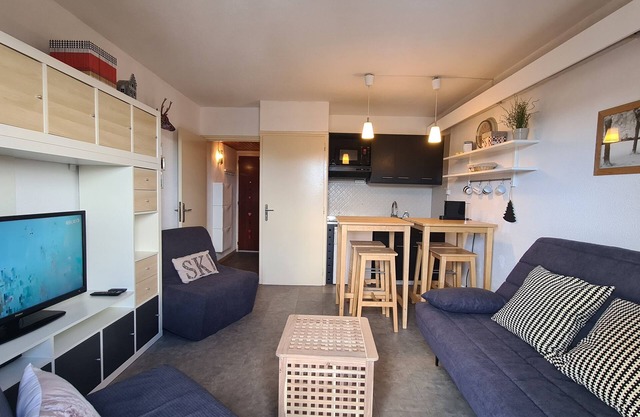 Studio 4 pers 22m², lake view, Close to slopes and shops, classified 2*.