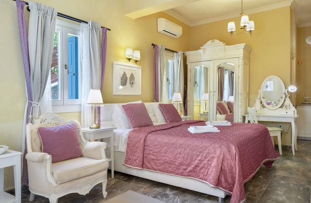 Studio Apartment 'No 3 Superior Symi Nautilus' with Mountain View, Wi-Fi and Air Conditioning