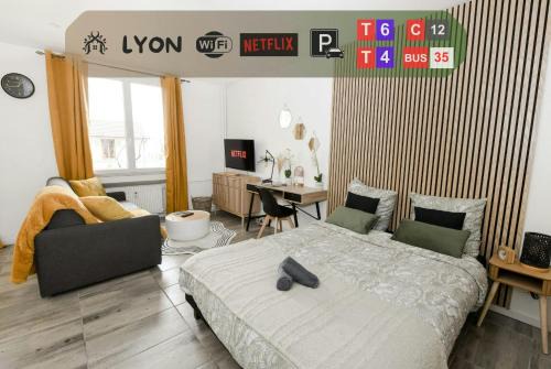 Studio Cosy Business - Balcon Garage Fermé